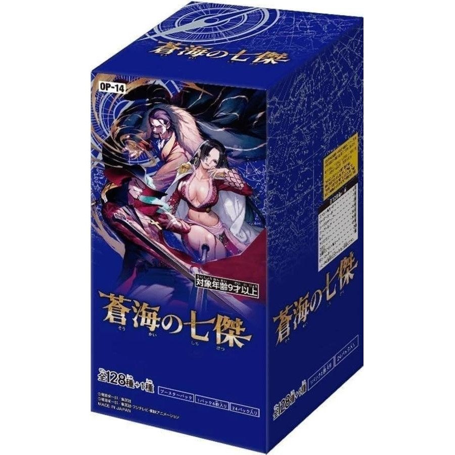 The Azure Sea’s Seven (OP-14) – Sealed Japanese One Piece Display Box (Official Booster Box)