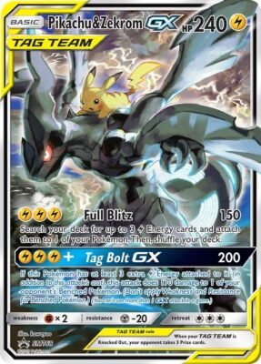 Pikachu & Zekrom-GX (SM168 Promo)