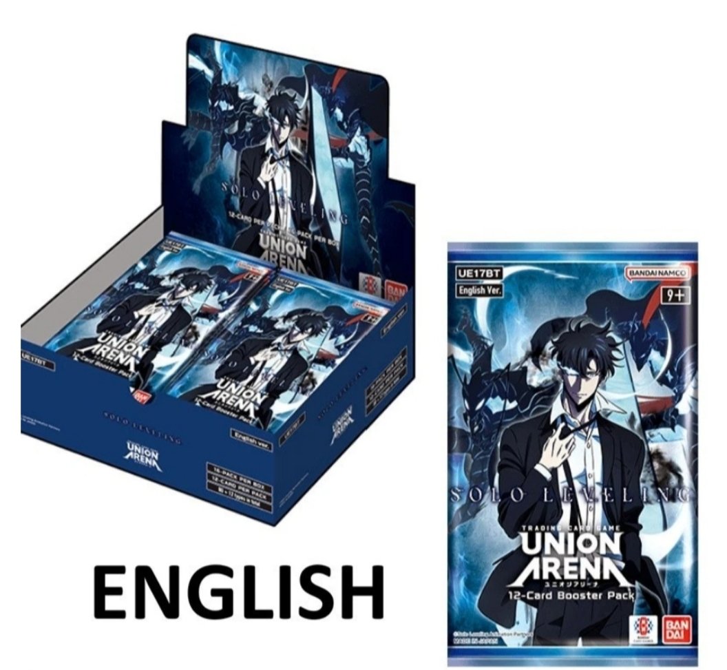 Union Arena Solo Leveling ENGLISH Booster Box (UE17BT) SEALED