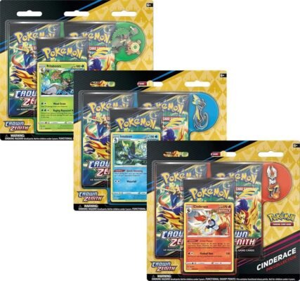 CROWN ZENITH PIN COLLECTION (SET OF 3)