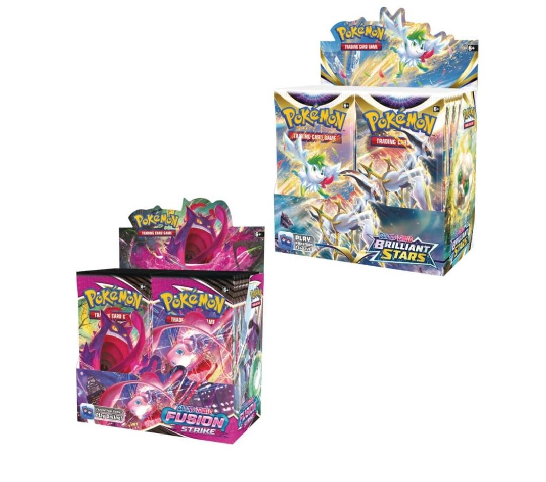 FUSION STRIKE BOOSTER BOX + BRILLIANT STARS BOOSTER BOX