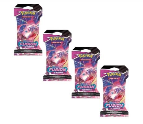 FUSION STRIKE – SLEEVED BOOSTER PACK – 24 PACK BUNDLE