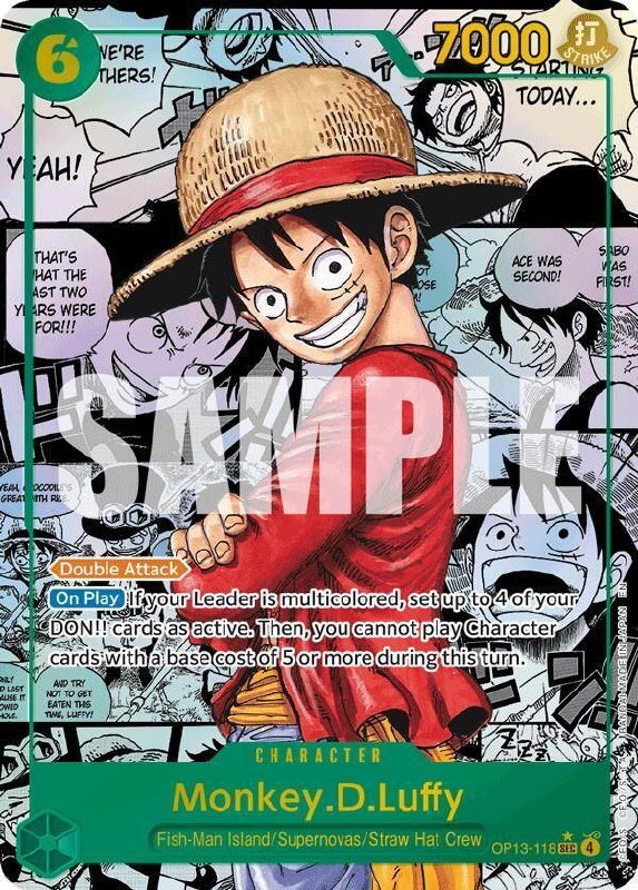 MONKEY.D.LUFFY (118) (SUPER ALTERNATE ART)