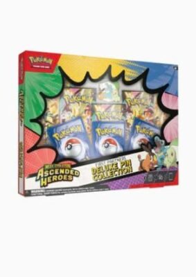 POKEMON ASCENDED RIVALS FIRST PARTNERS DELUXE PIN COLLECTION