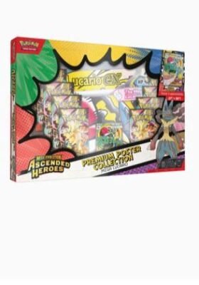 POKEMON – MEGA EVOLUTION – ASCENDED HEROES – POSTER COLLECTION – MEGA LUCARIO EX